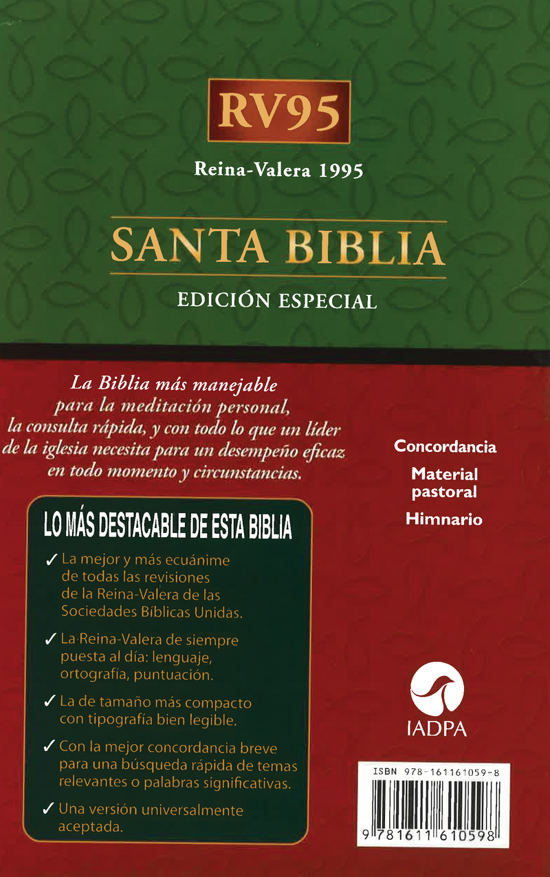 BIBLIA - RVR95 - PASTORAL - HSM