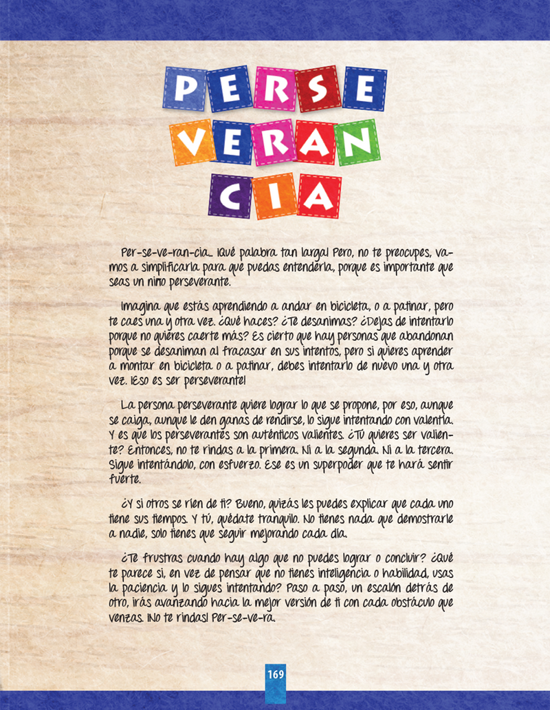 CRECER FELIZ, CRECER CON VALORES