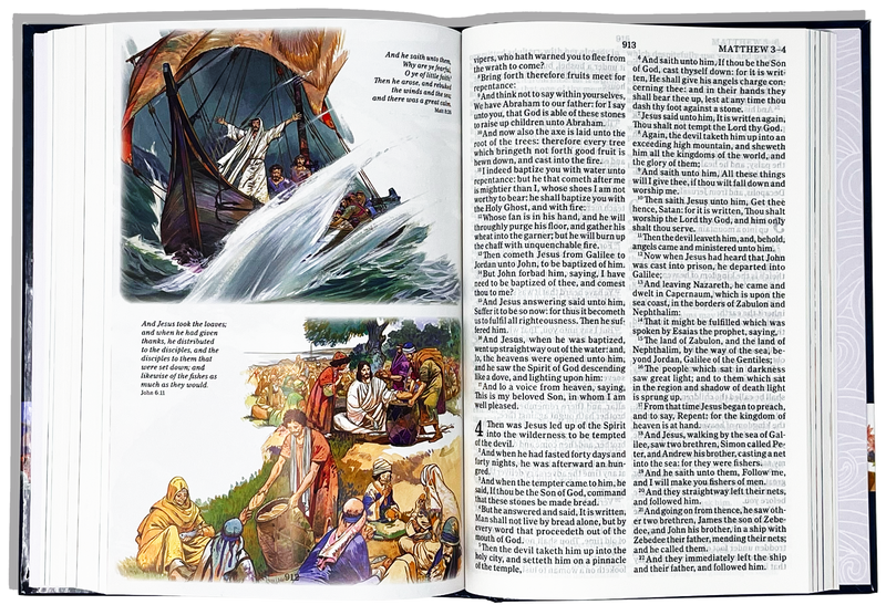 THE ILLUSTRATED KJV BIBLE FOR CHILDREN