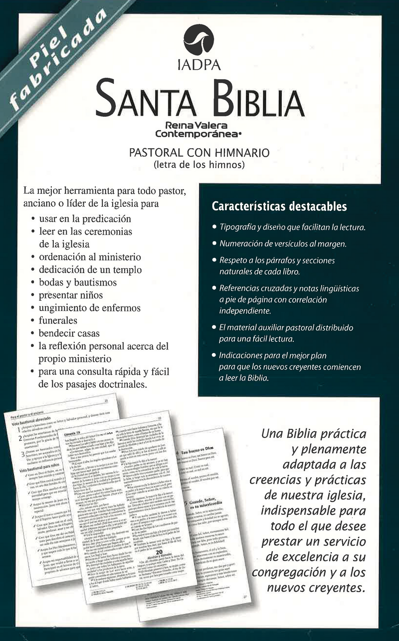 BIBLIA RVC - PASTORAL - HSM