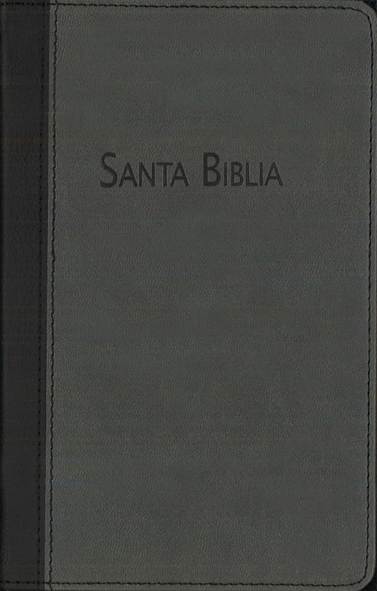 BIBLIA RVC - PEQUEÑA - PIEL - GRIS