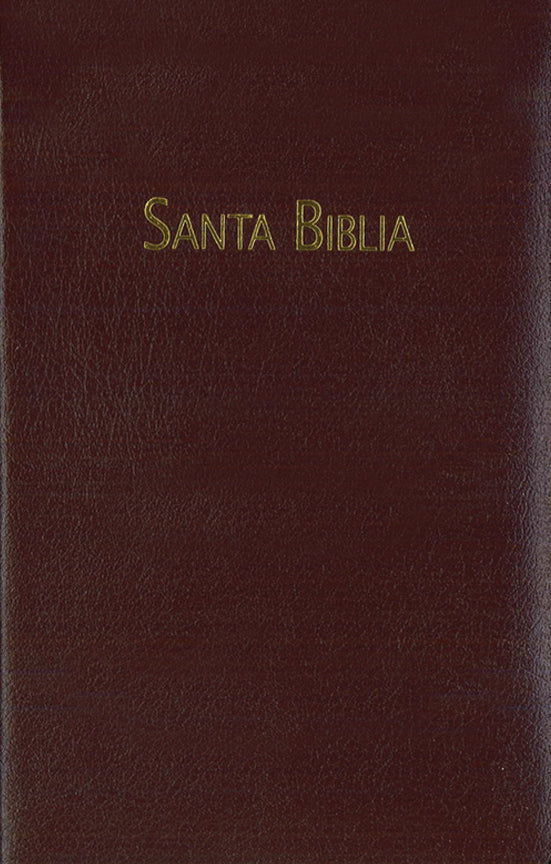BIBLIA RVC - PEQUEÑA - PIEL - VINO