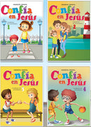 CONFÍA EN JESÚS - Set de cuatro cuadernos de actividades