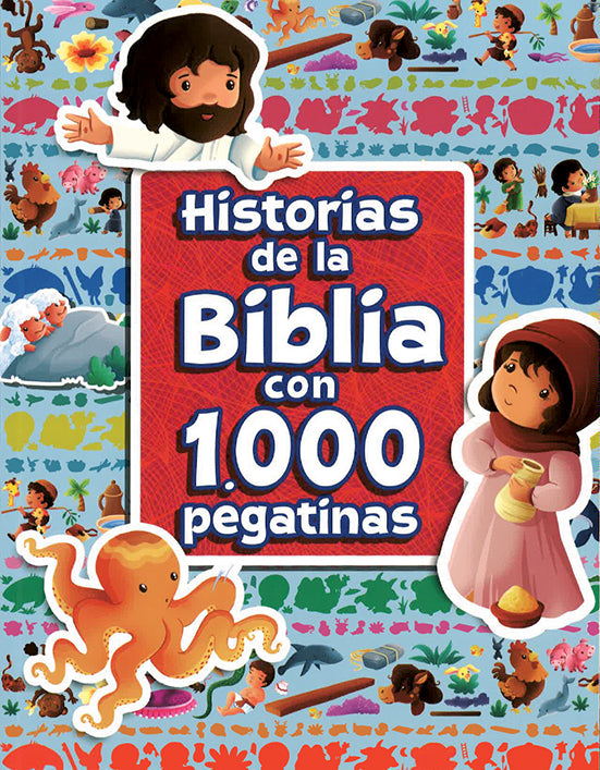 HISTORIAS DE LA BIBLIA CON 1000 PEGATINAS